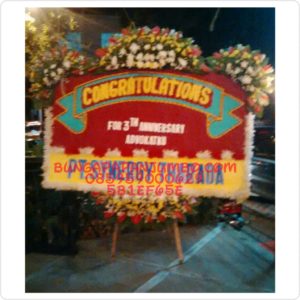 Bunga papan Congratulation dijakarta 085959000629 Kode: bpj-bc-08