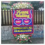 Bunga papan wedding unik diManggarai jakarta Pusat 085959000629 Kode: bpj-bw-01