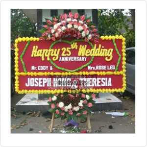 Bunga Papan Wedding diancol jakarta utara 085959000629 Kode: bpj-bw-26