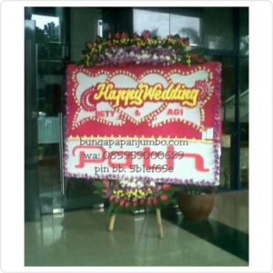 Bunga Papan Wedding Dijakarta 085959000629 Kode: bpj-bw-39