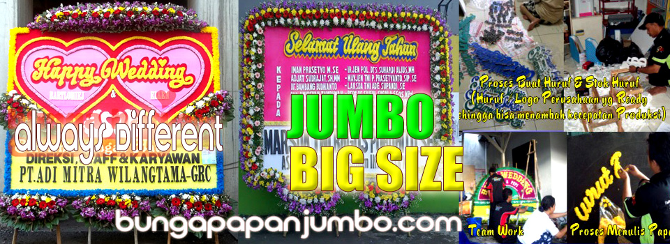 BungaPapanJumbo.com | Toko Bunga Papan Big Size di Jakarta & berbagai kota di Indonesia